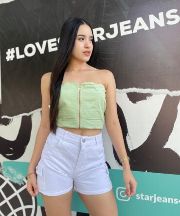 short dama blanco