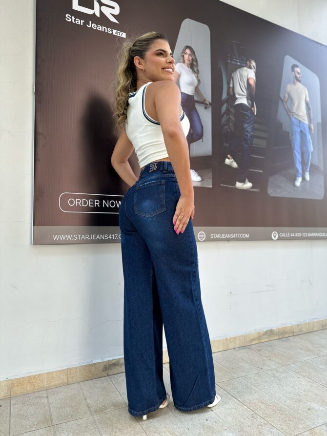 jeans dama bota ancha ref 14236 - Image 2