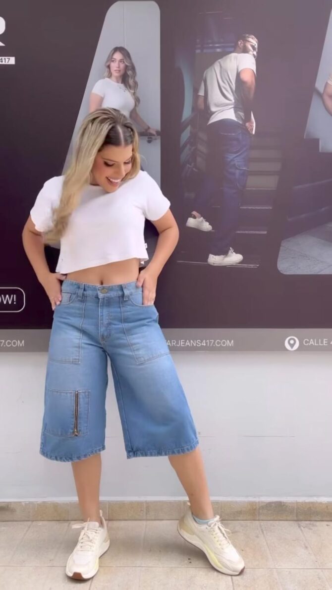 denim baggy para dama ref 20295