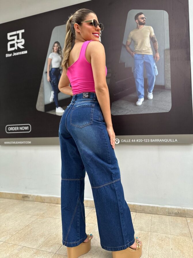 jeans rigido para dama 14237 - Image 3