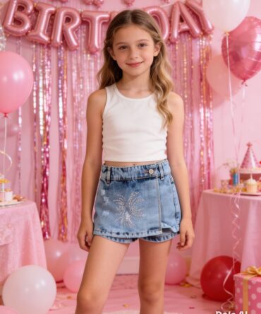 faldashort  niña rígida ref 2023